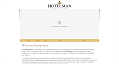 Desktop Screenshot of hotelmaxrealty.com